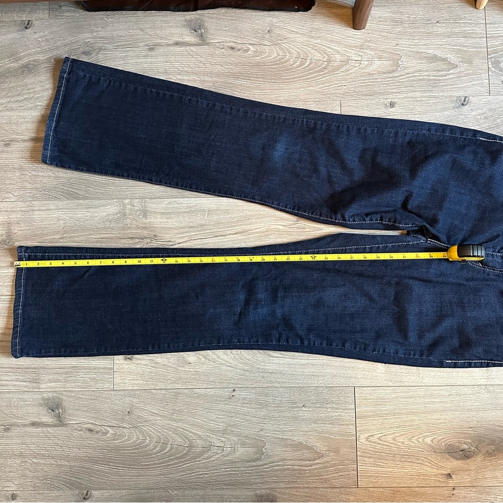 Levi's 529 Curvy Boot Cut Dark Blue Denim Jeans | 12 Long - Picture 7 of 10
